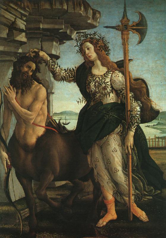 BOTTICELLI, Sandro Pallas and the Centaur f Sweden oil painting art